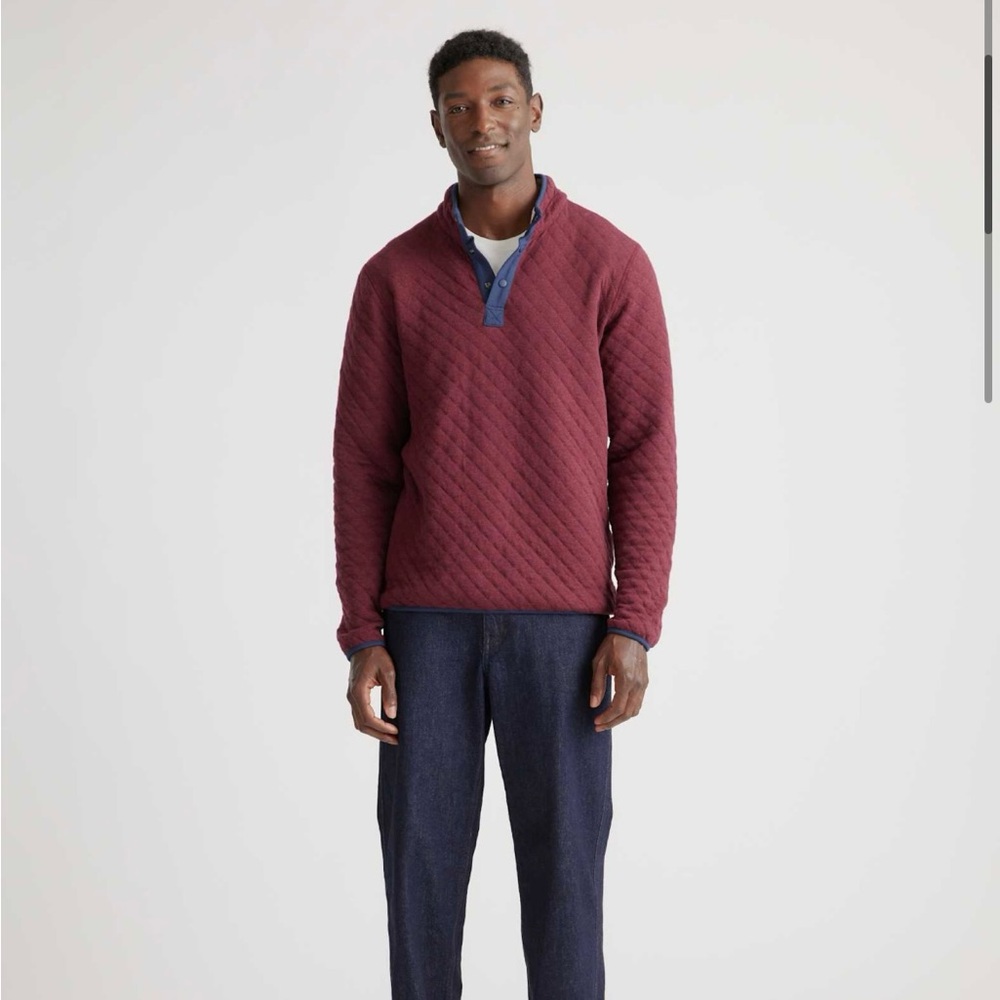 Quince Men’s reversible quilted pullover